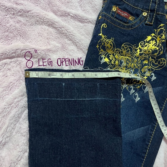 BabyPhat jeans w gold detailing - Picture 6 of 7
